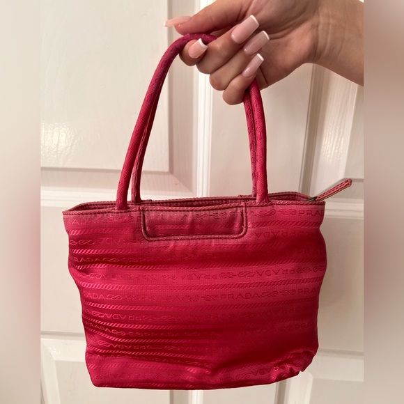 Pink mini Prada hang bag - Picture 2 of 4